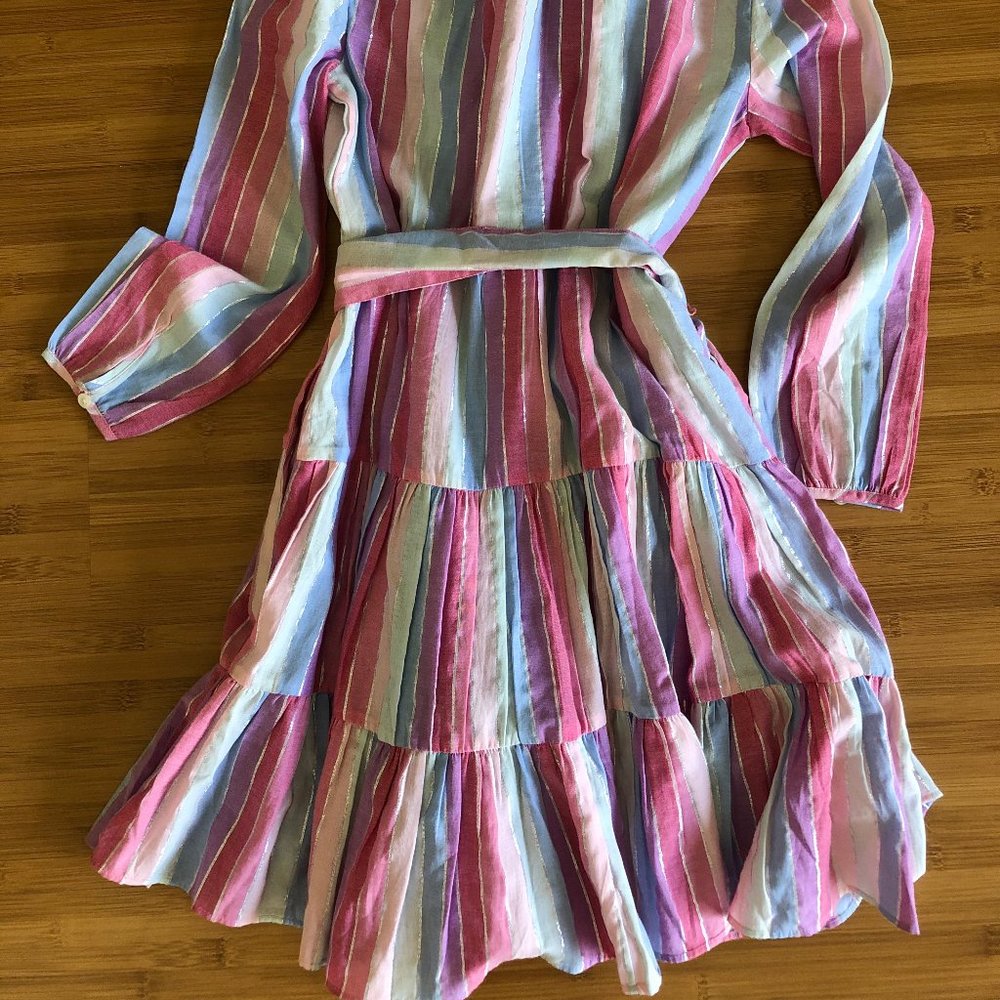 NWT J.Crew Veda Multicolored Striped Dress - Small - Picture 6 of 9